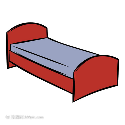 夢(mèng)幻樂園 卡通風(fēng)格單人床矢量插圖在家具設(shè)計(jì)中的魅力